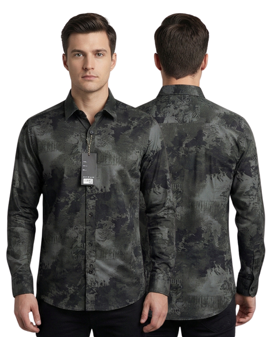 Men’s Premium Abstract Printed Shirt | Luxury Casual Wear (M–7XL)