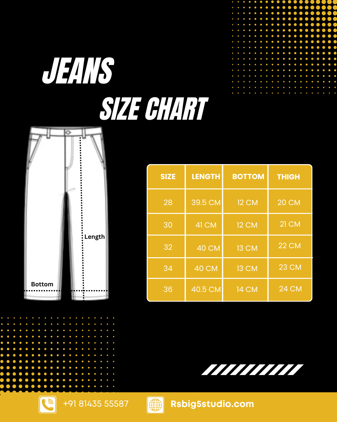 Men’s Dark Wash Slim-Fit Stretch Jeans | Premium Stitch Details