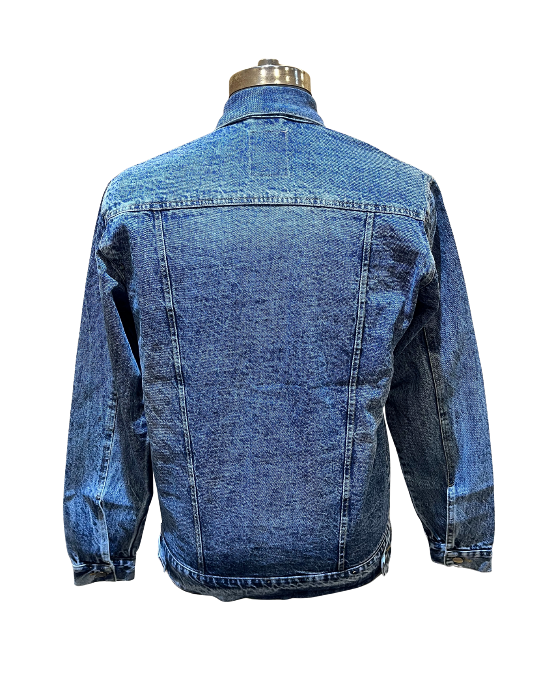 Men’s Premium Oversized Denim Jacket | Vintage Wash | Classic Button-Down Style