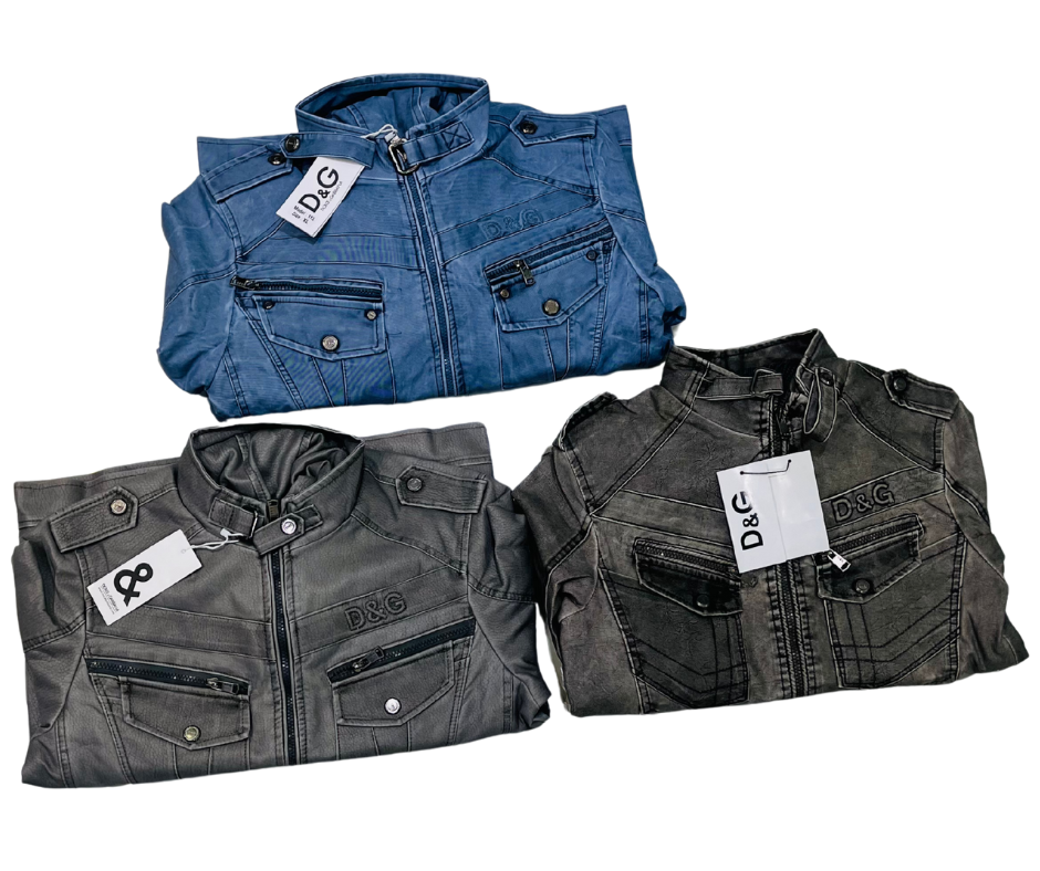 Men’s Premium Winter Moto Jacket | Multi-Pocket Design with Hoodie Option