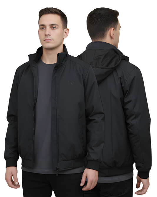 Men’s Premium Hooded Puffer Jacket | Lightweight Warmth | Winter Outdoor Wear