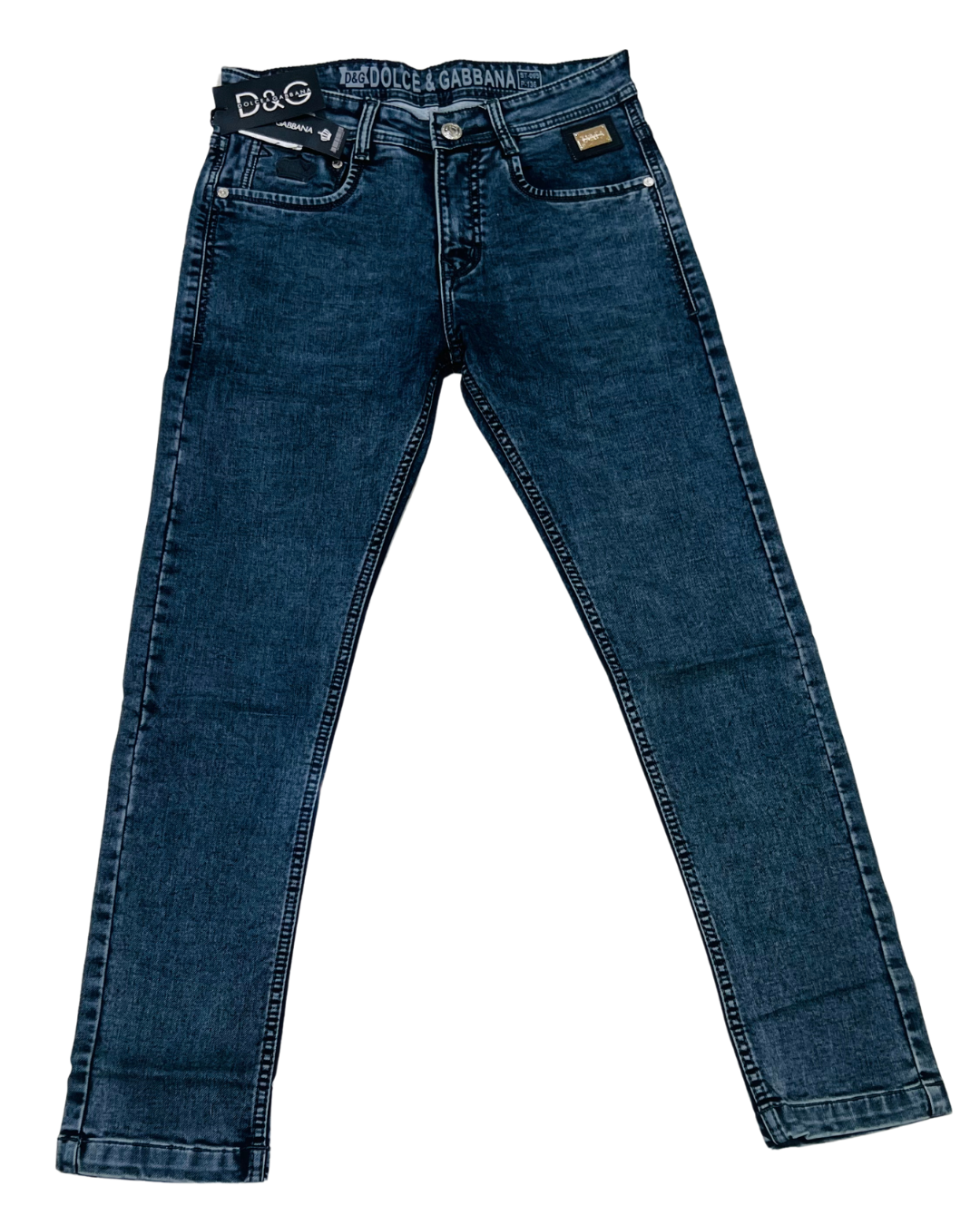 Men’s Premium Slim-Fit Denim Jeans | Stylish Back Embroidery & Washed Finish