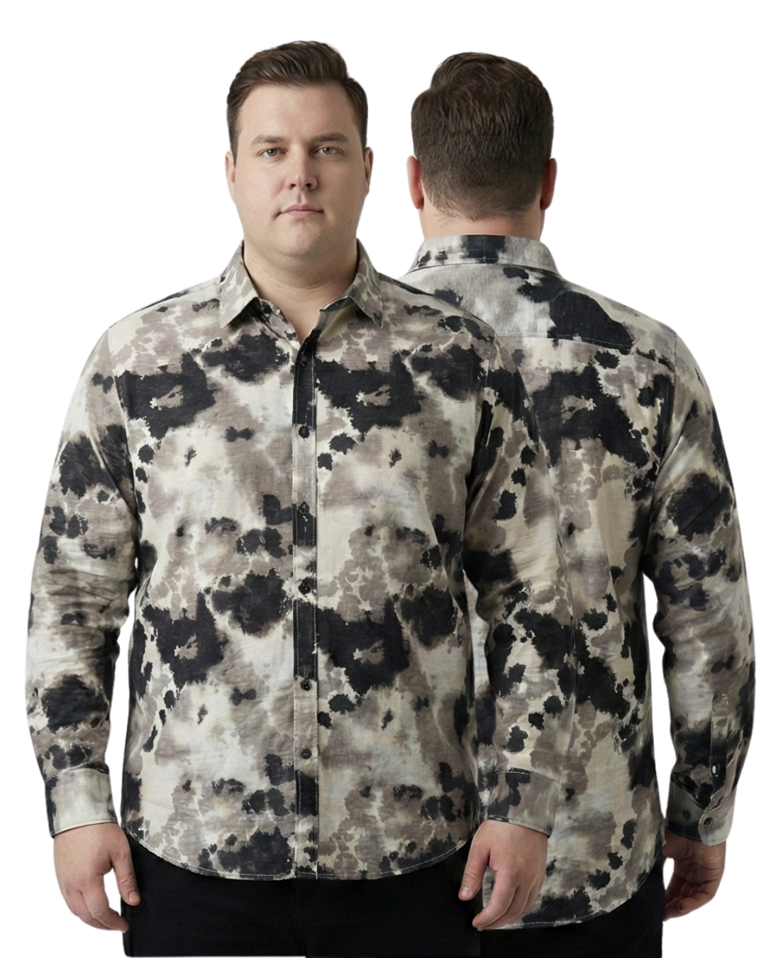 Luxury Abstract Printed Shirt for Men (M–7XL) | Premium Comfort Fit