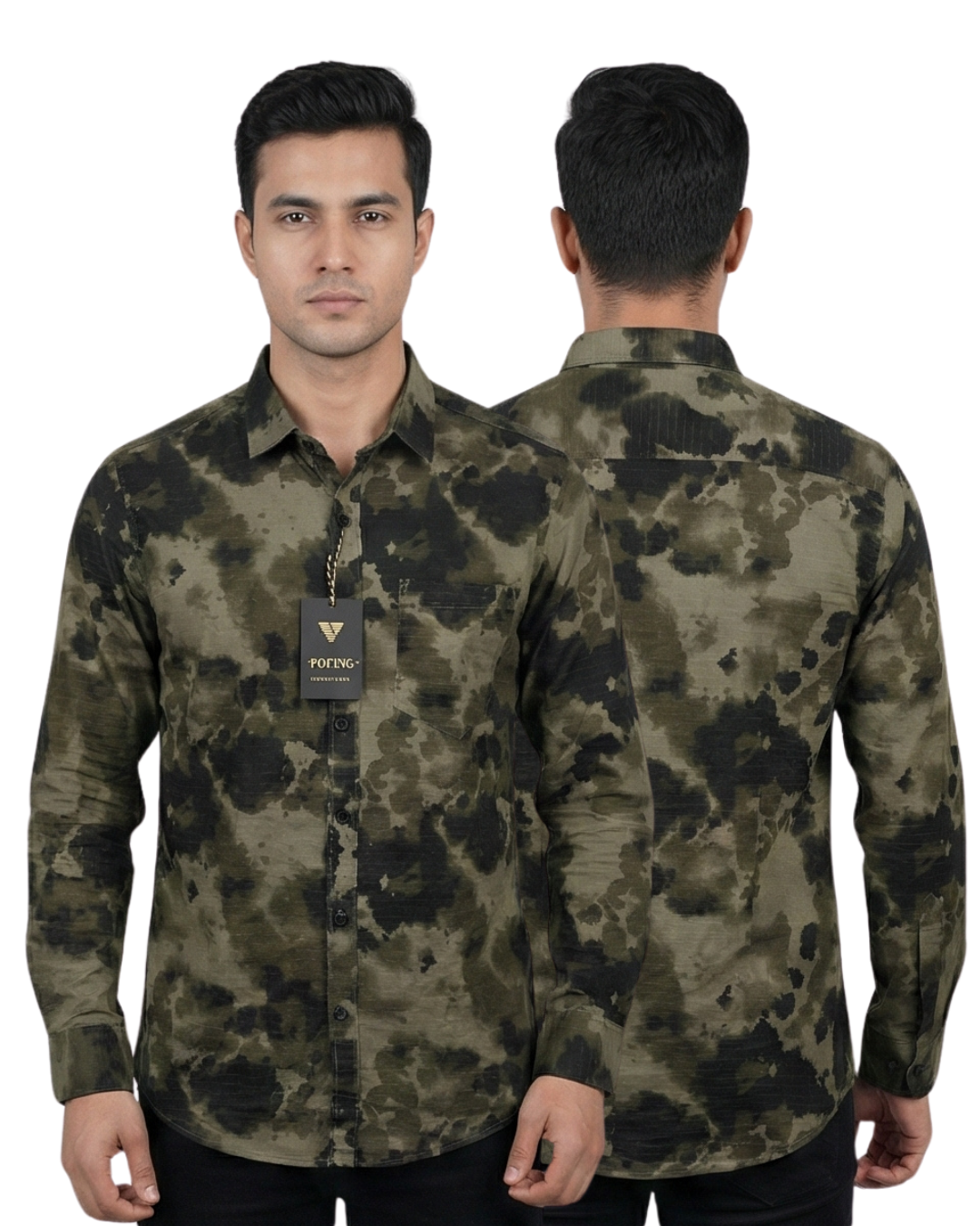 Luxury Abstract Printed Shirt for Men (M–7XL) | Premium Comfort Fit