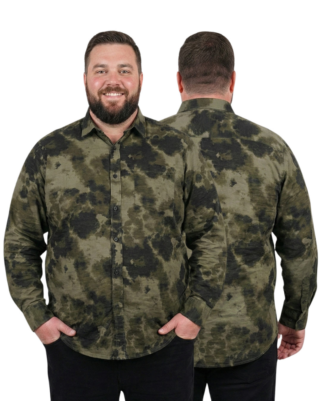 Luxury Abstract Printed Shirt for Men (M–7XL) | Premium Comfort Fit