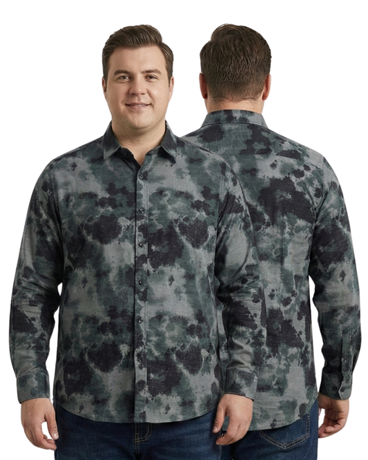 Luxury Abstract Printed Shirt for Men (M–7XL) | Premium Comfort Fit