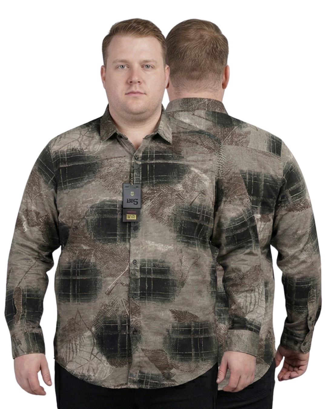 Men’s Premium Printed Casual Shirt | Abstract Texture Design | Smart Casual Wear (M–7XL)
