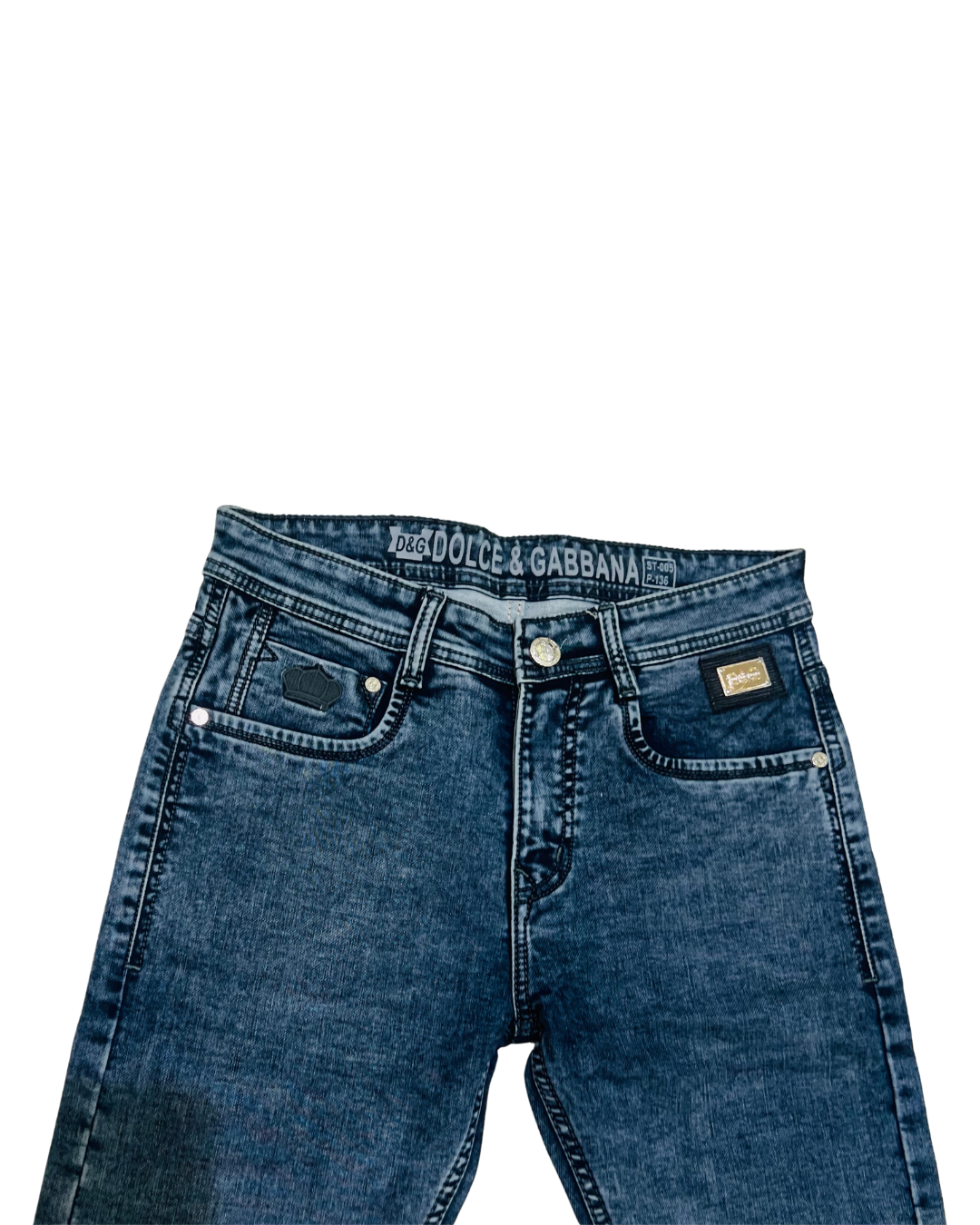 Men’s Premium Slim-Fit Denim Jeans | Stylish Back Embroidery & Washed Finish