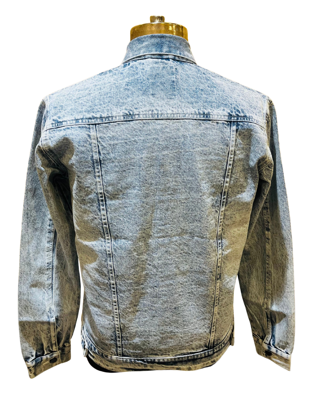 Men’s Premium Oversized Denim Jacket | Vintage Wash | Classic Button-Down Style