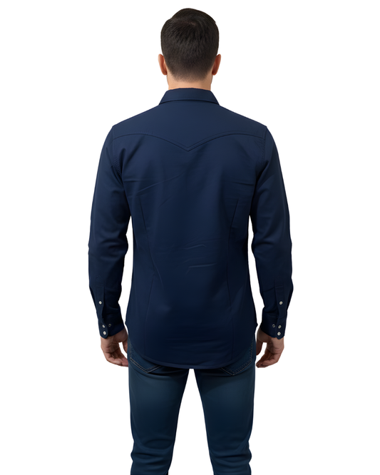 Men’s Premium Slim-Fit Casual Shirt | Full Sleeve Utility Design | Everyday Smart Wear