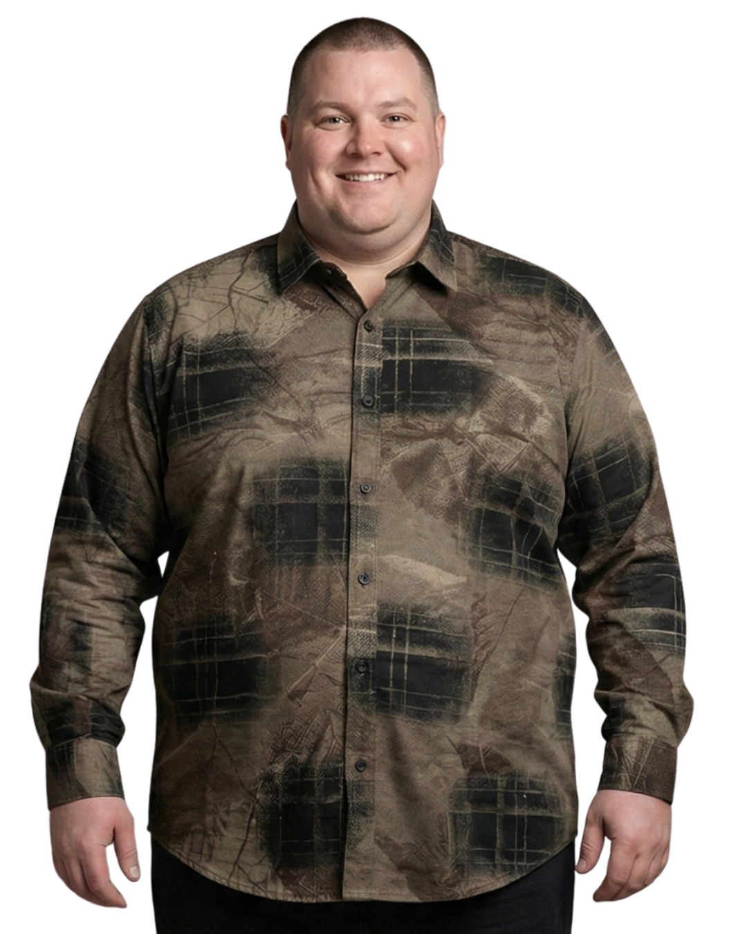 Men’s Premium Printed Casual Shirt | Abstract Texture Design | Smart Casual Wear (M–7XL)