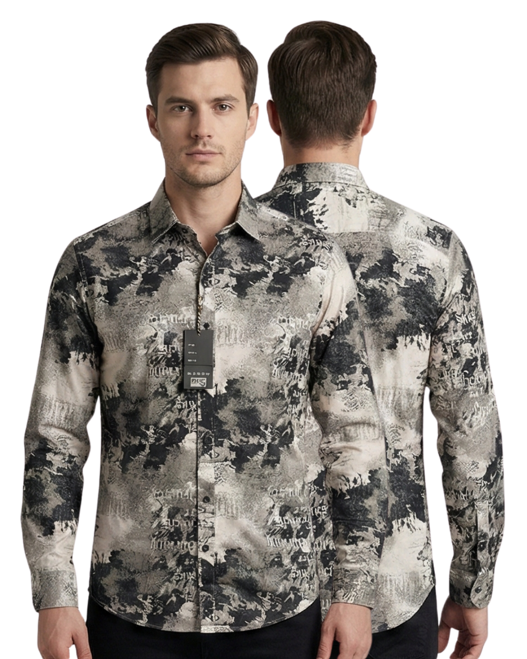 Men’s Premium Abstract Printed Shirt | Luxury Casual Wear (M–7XL)