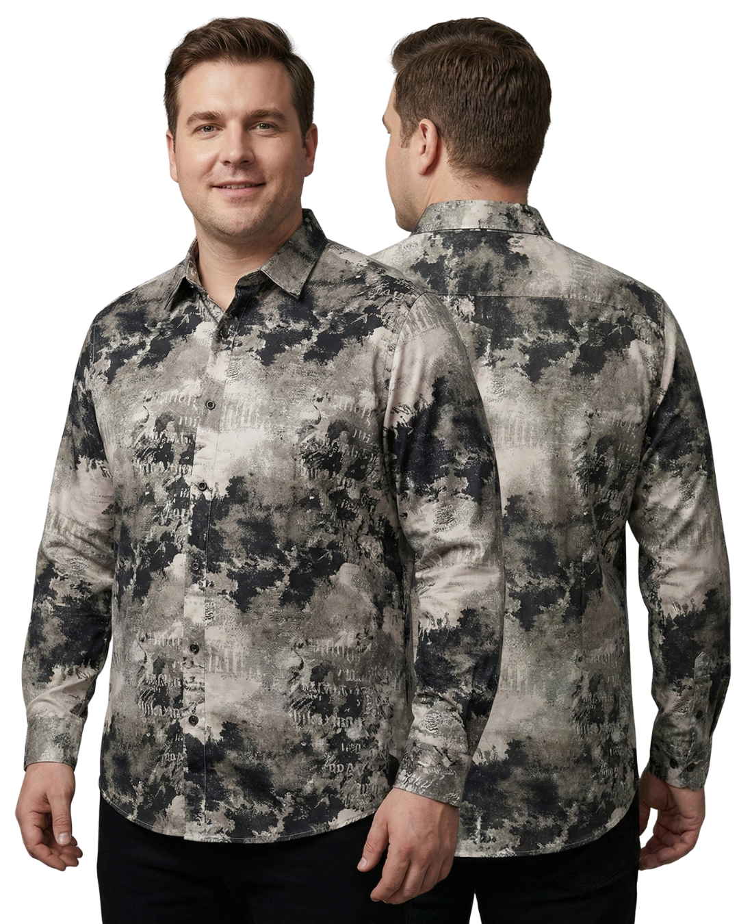 Men’s Premium Abstract Printed Shirt | Luxury Casual Wear (M–7XL)