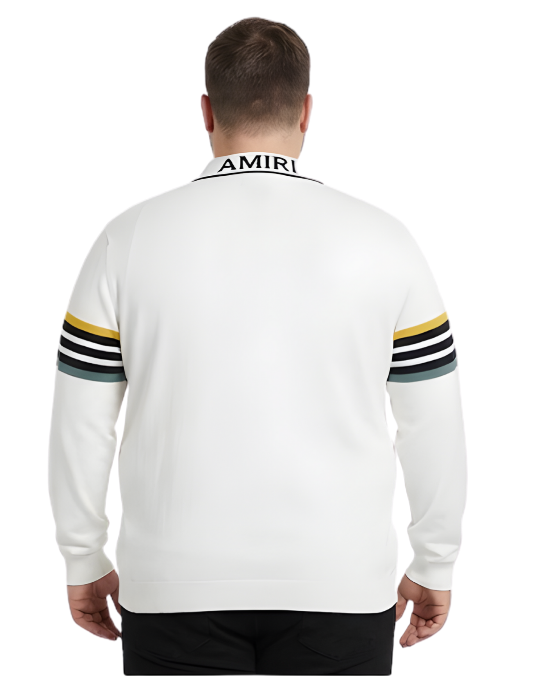 Men’s Plus Size Premium Knit Zip Polo T-Shirt