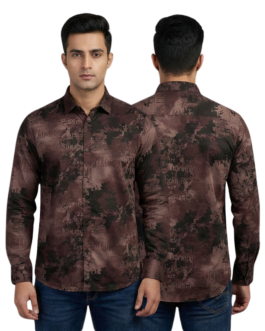 Men’s Premium Abstract Printed Shirt | Luxury Casual Wear (M–7XL)