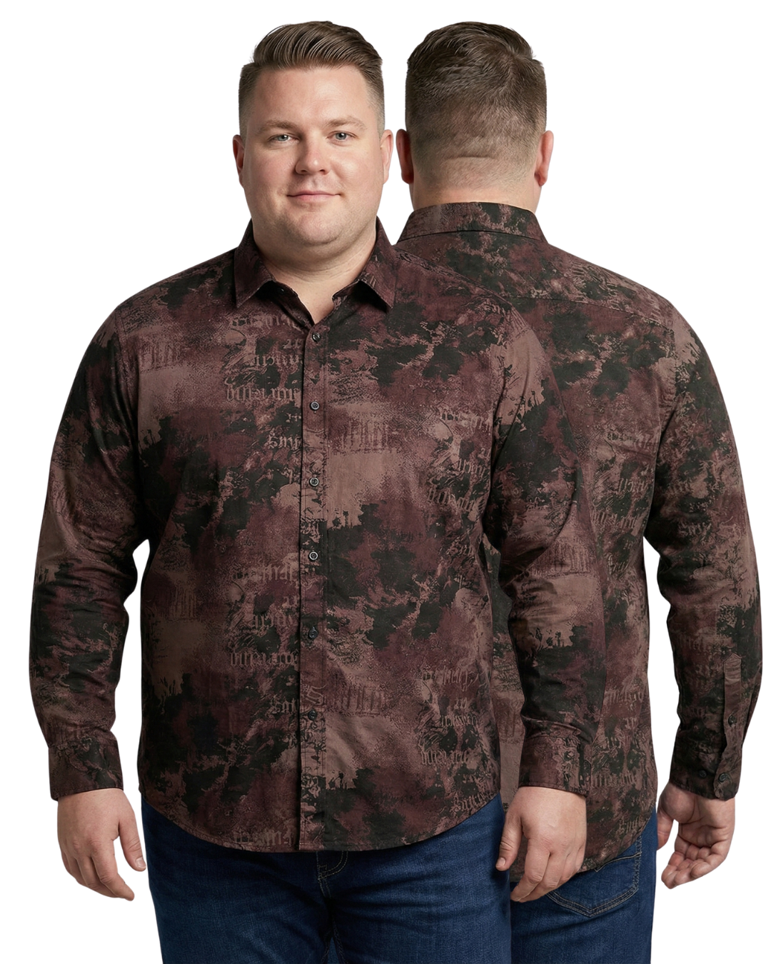 Men’s Premium Abstract Printed Shirt | Luxury Casual Wear (M–7XL)