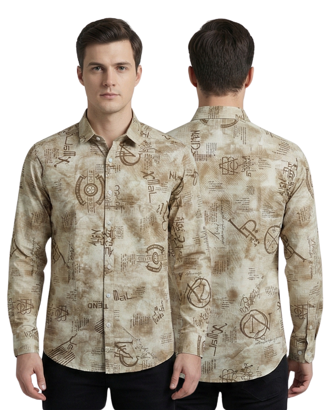 Men’s Printed Casual Shirt | Premium Everyday Wear (M–7XL)