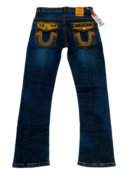 Men’s Premium Bootcut Denim Jeans | Heavy Stitch Pocket Design