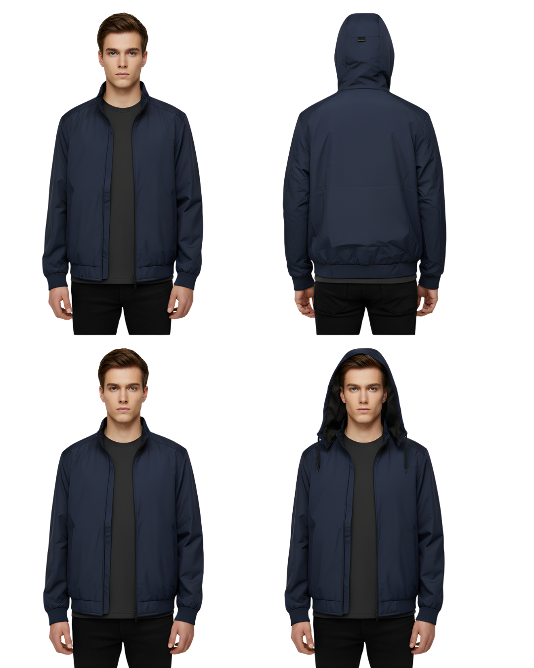 Men’s Premium Hooded Puffer Jacket | Lightweight Warmth | Winter Outdoor Wear
