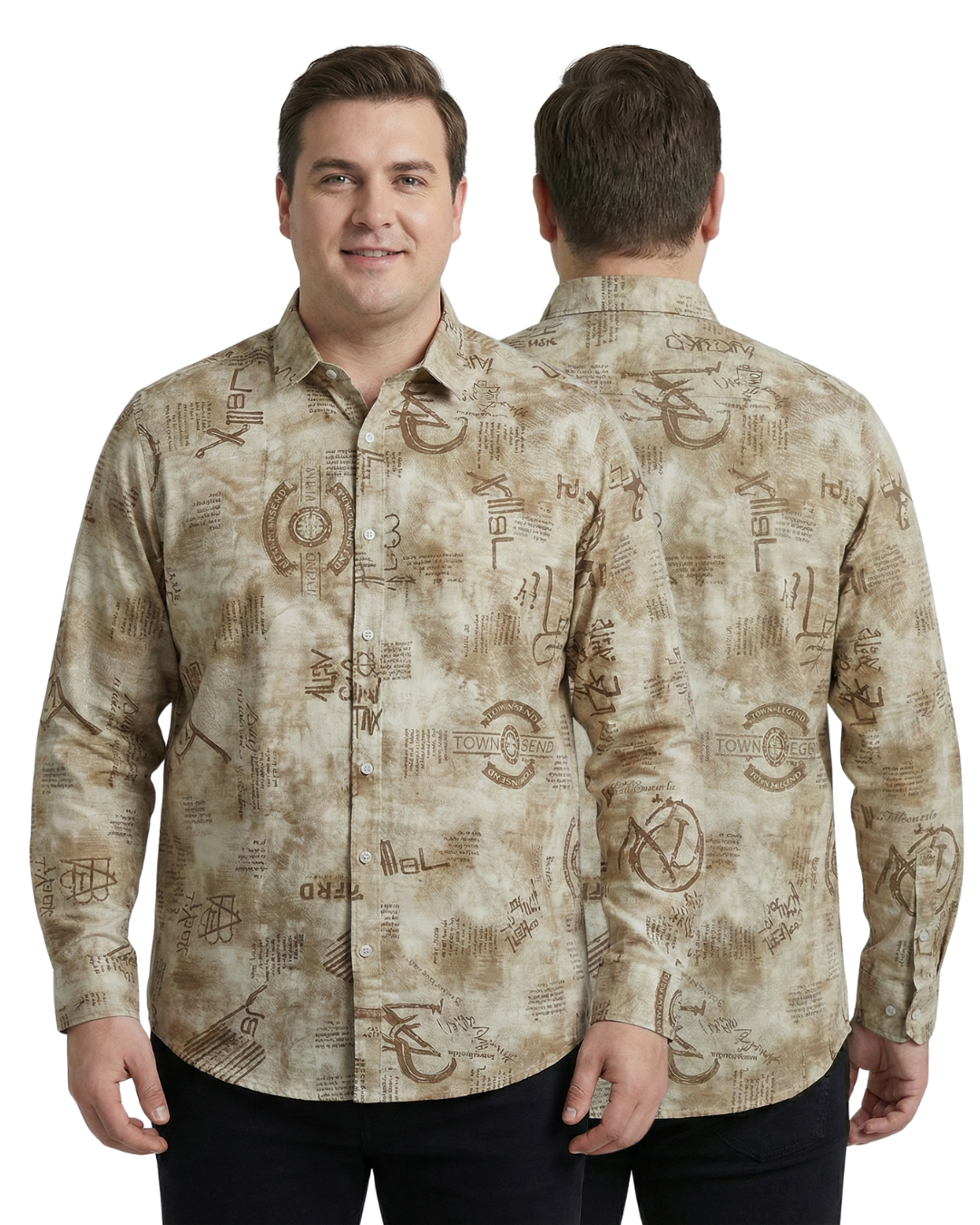 Men’s Printed Casual Shirt | Premium Everyday Wear (M–7XL)