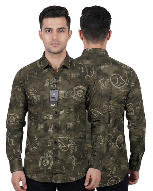 Men’s Printed Casual Shirt | Premium Everyday Wear (M–7XL)