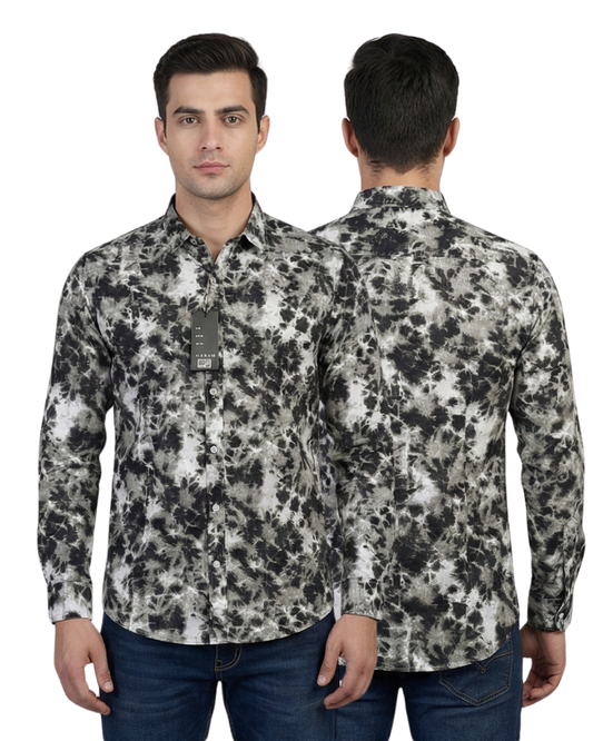 Men’s Premium Abstract Print Shirt | Smart Casual & Party Wear (M–7XL)