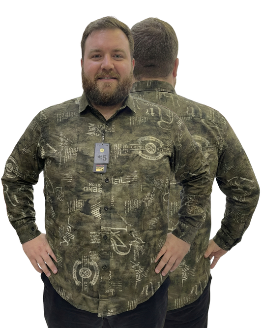 Men’s Printed Casual Shirt | Premium Everyday Wear (M–7XL)