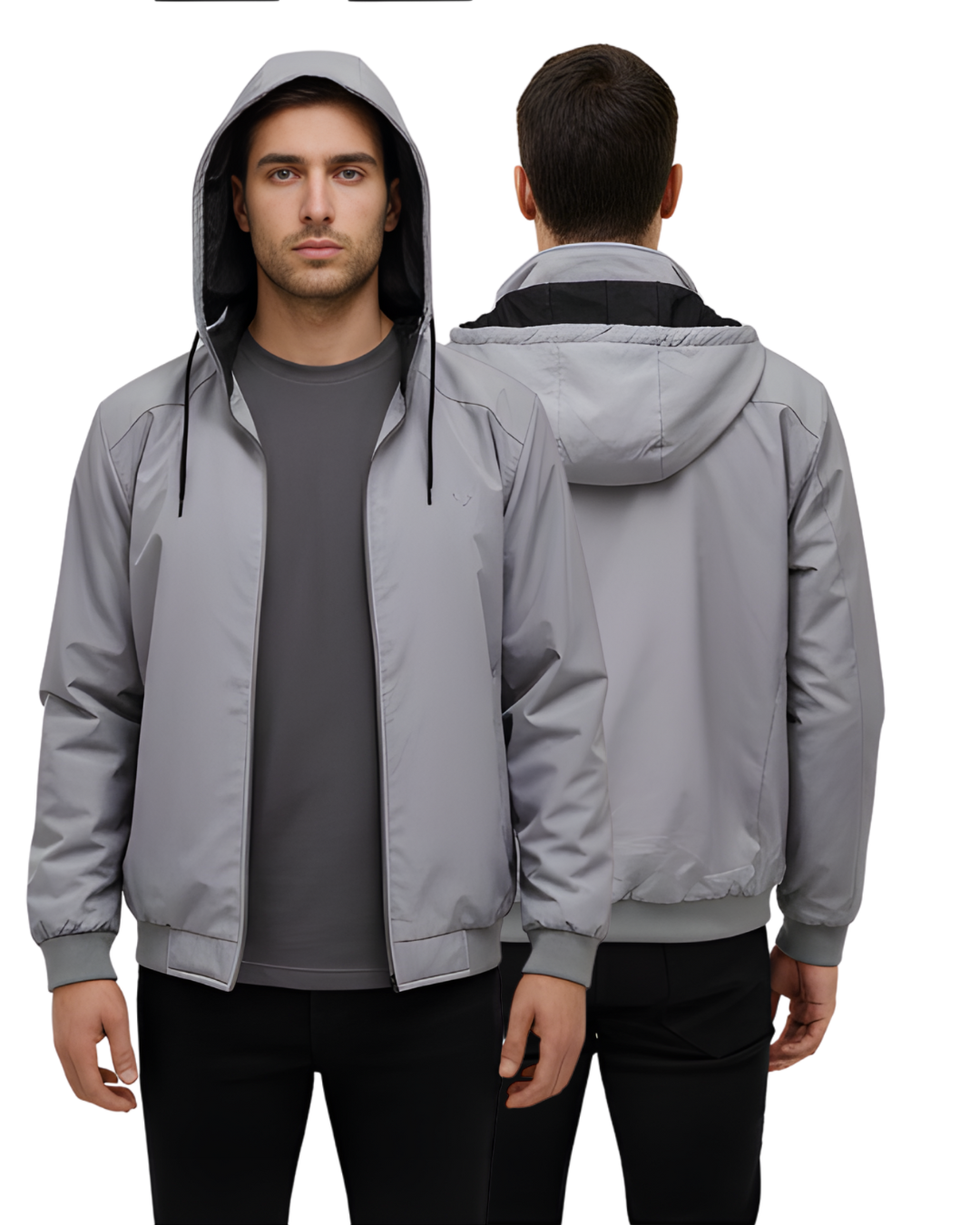 Men’s Premium Hooded Puffer Jacket | Lightweight Warmth | Winter Outdoor Wear