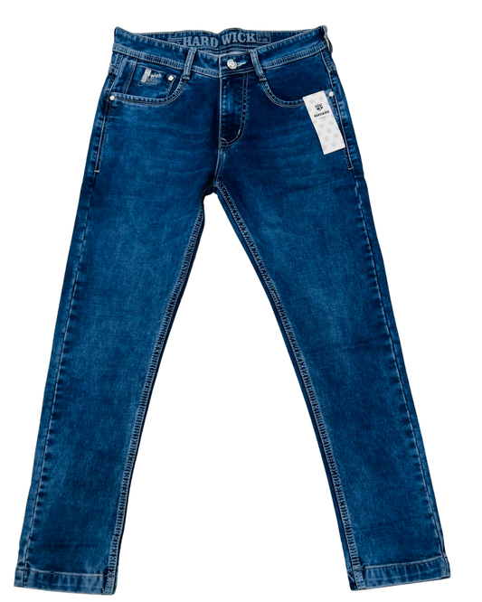 Men’s Premium Slim-Fit Stretch Jeans | Dark & Mid-Blue Wash | Daily Wear Comfort Denim