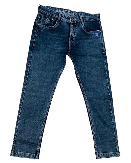 Men’s Rare Rabbit Premium Slim-Fit Jeans | Soft Stretch Denim | Modern Daily Wear