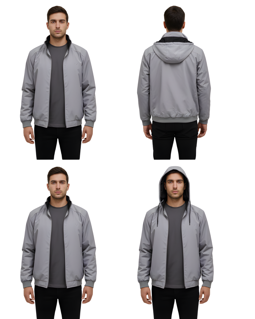 Men’s Premium Hooded Puffer Jacket | Lightweight Warmth | Winter Outdoor Wear