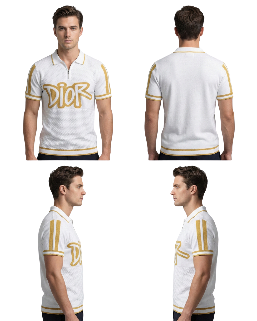 Men’s Premium Knit Polo T-Shirt (M-XL)