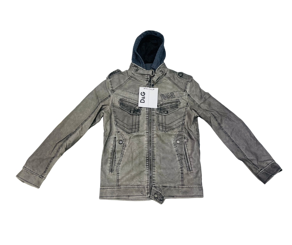 Men’s Premium Winter Moto Jacket | Multi-Pocket Design with Hoodie Option