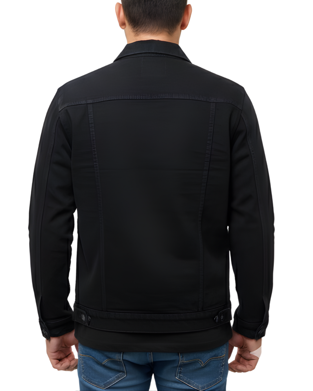 Men’s Premium Oversized Denim Jacket | Vintage Wash | Classic Button-Down Style