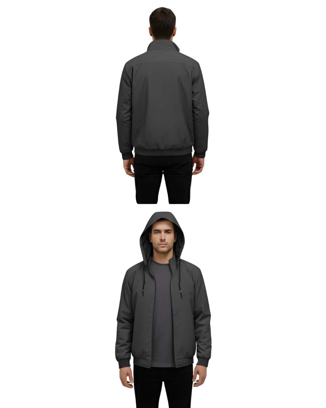 Men’s Premium Hooded Puffer Jacket | Lightweight Warmth | Winter Outdoor Wear